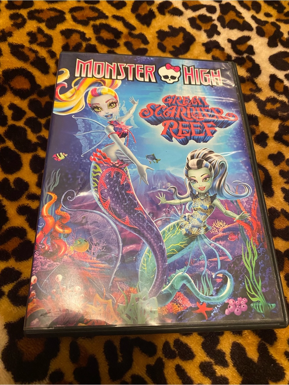 Monster High great scarrier reef dvd CASE ONLY